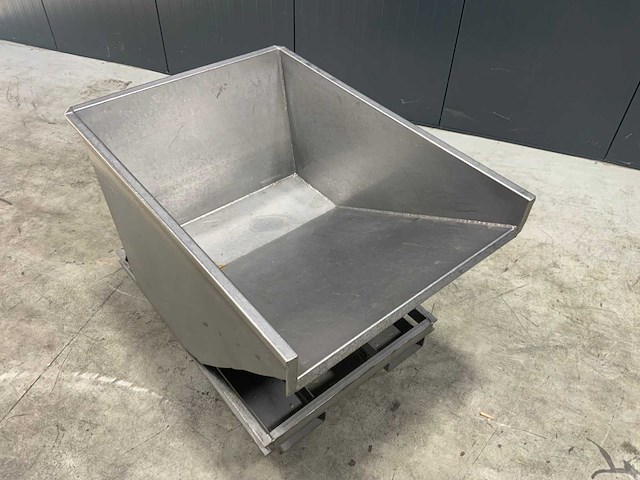 Rvs kiepkantelbak - afbeelding 3 van  4