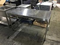 Rvs klaptafel - working tables - afbeelding 1 van  4