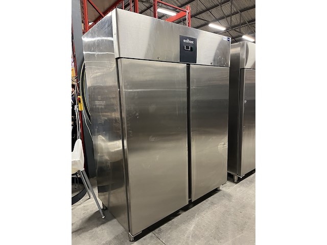Rvs koelkast 2-deurs 1200 liter 148x83x205 cm ecofrost - afbeelding 1 van  4