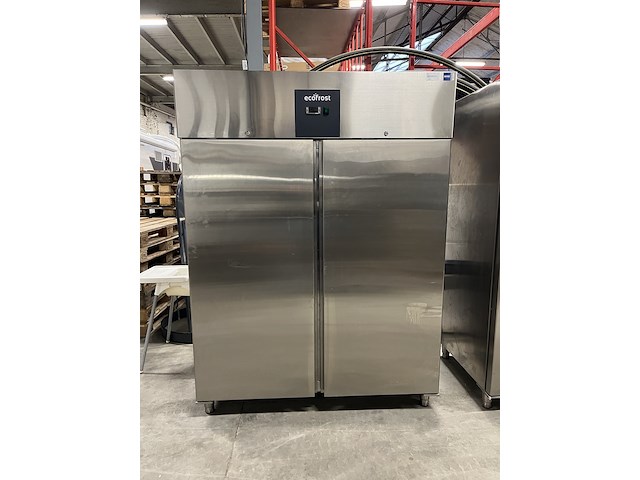 Rvs koelkast 2-deurs 1200 liter 148x83x205 cm ecofrost - afbeelding 2 van  4