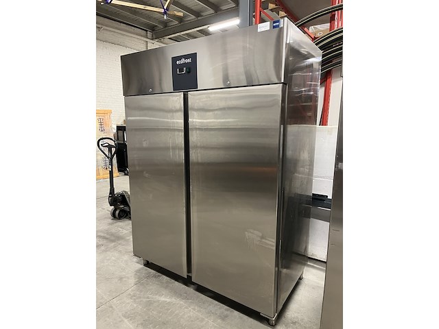 Rvs koelkast 2-deurs 1200 liter 148x83x205 cm ecofrost - afbeelding 3 van  4