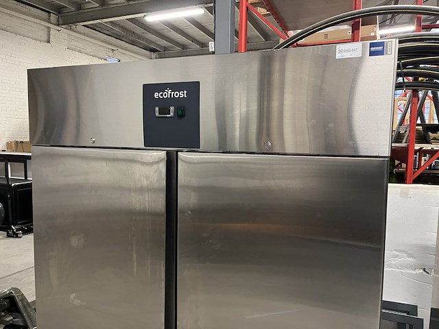 Rvs koelkast 2-deurs 1200 liter 148x83x205 cm ecofrost - afbeelding 4 van  4
