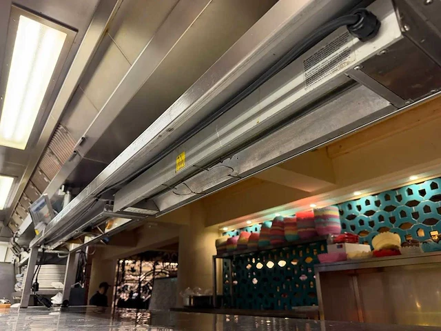 Rvs koelwerkbank met warmhoudbrug - afbeelding 5 van  11