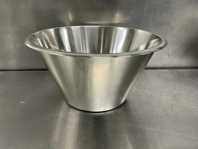 Rvs kom (14 liter) (2x) - afbeelding 2 van  2