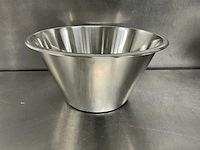 Rvs kom (14 liter) (2x) - afbeelding 2 van  2