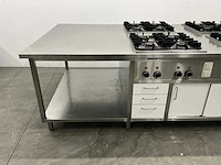 Rvs kookeiland - afbeelding 10 van  12