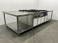 Rvs kookeiland - afbeelding 10 van  12