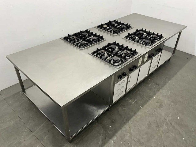 Rvs kookeiland - afbeelding 5 van  12