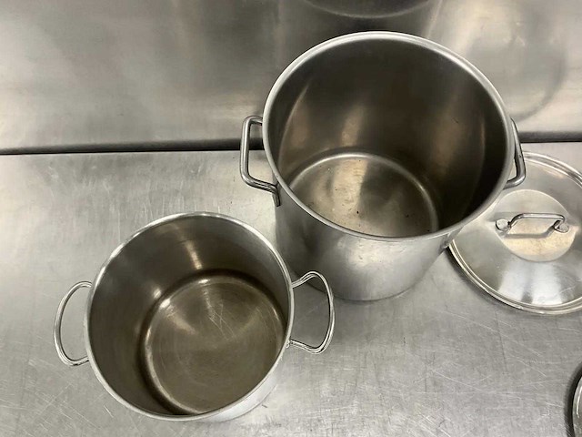 Rvs kookpan (2x) - afbeelding 2 van  2