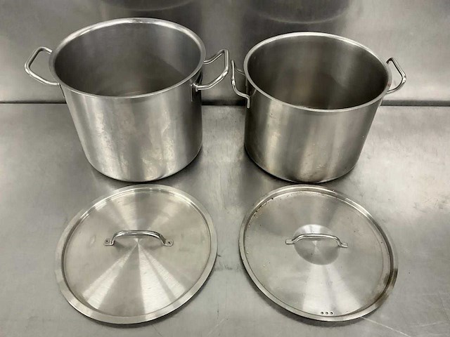 Rvs kookpan (2x) - afbeelding 3 van  3