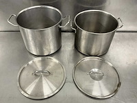 Rvs kookpan (2x) - afbeelding 3 van  3