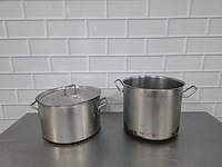 Rvs kookpan (2x) - afbeelding 1 van  4