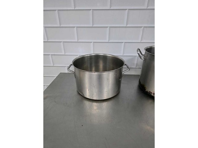 Rvs kookpan (2x) - afbeelding 3 van  4