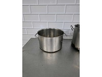 Rvs kookpan (2x) - afbeelding 3 van  4