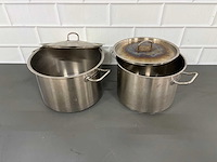 Rvs kookpan (2x) - afbeelding 1 van  3