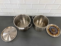 Rvs kookpan (2x) - afbeelding 2 van  3