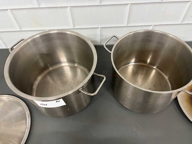 Rvs kookpan (2x) - afbeelding 3 van  3