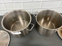 Rvs kookpan (2x) - afbeelding 3 van  3
