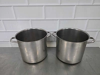 Rvs kookpan (2x) - afbeelding 2 van  4