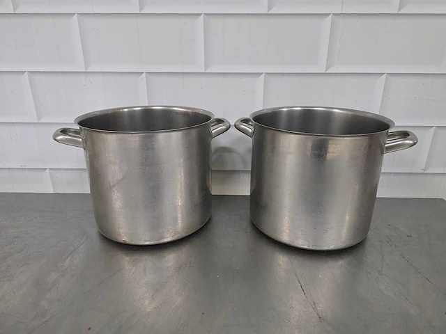 Rvs kookpan (2x) - afbeelding 3 van  4