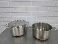 Rvs kookpan (2x) - afbeelding 2 van  4
