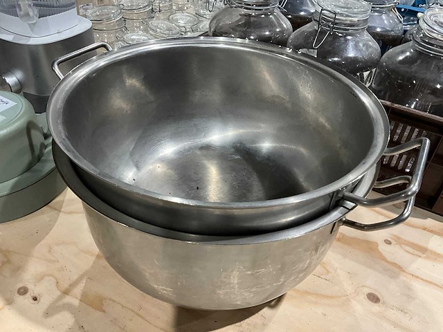 Rvs kookpan ø 39 cm (2x) - afbeelding 1 van  3
