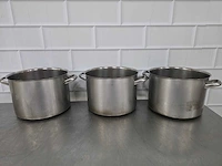 Rvs kookpan (3x) - afbeelding 2 van  4