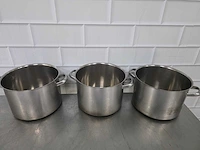 Rvs kookpan (3x) - afbeelding 3 van  4
