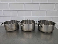 Rvs kookpan (3x) - afbeelding 3 van  4