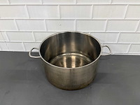 Rvs kookpan 46x28 cm - afbeelding 3 van  3