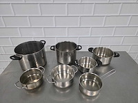 Rvs kookpan (7x) - afbeelding 3 van  3