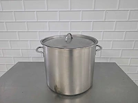 Rvs kookpan groot doorsnede 48cm