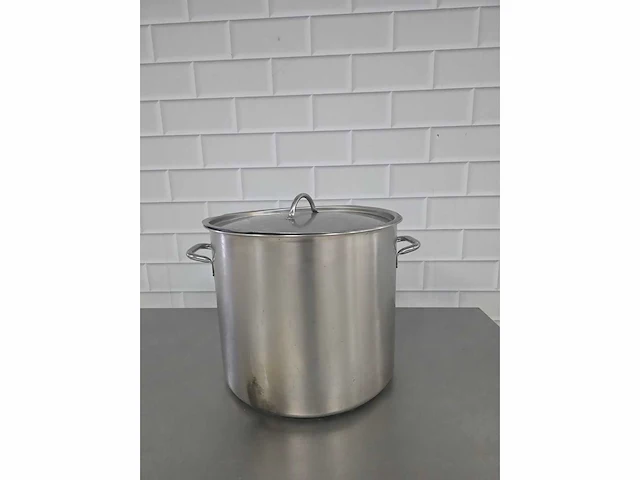 Rvs kookpan groot doorsnede 48cm - afbeelding 2 van  4