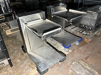 Rvs korven/ dienblad stapelkar - afbeelding 2 van  4