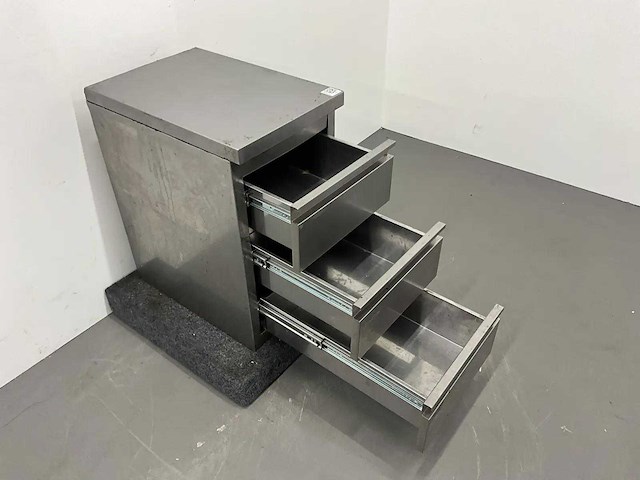 Rvs ladeblok - afbeelding 2 van  3