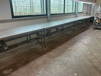 Rvs leestafel (5x)