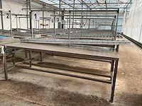 Rvs leestafel (c) (2x) - afbeelding 2 van  5