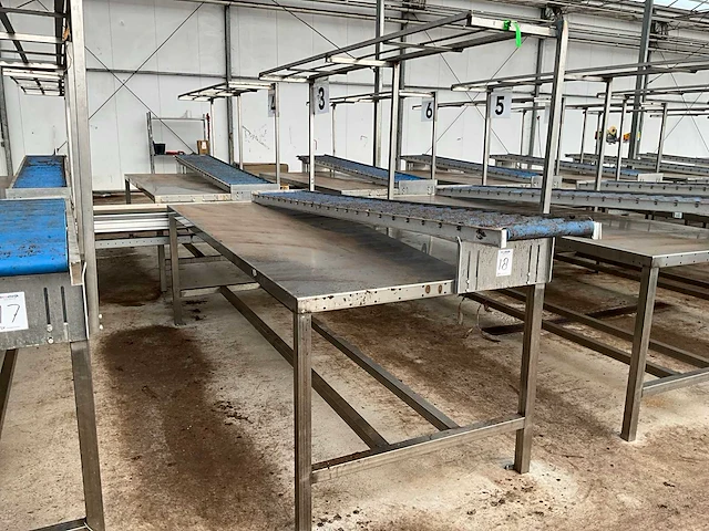 Rvs leestafel (c) (2x) - afbeelding 1 van  5