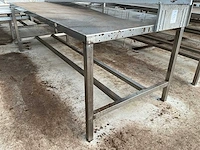 Rvs leestafel (c) (2x) - afbeelding 2 van  5