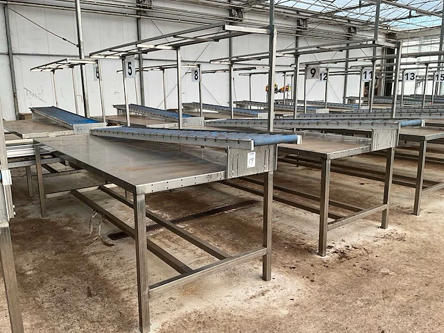 Rvs leestafel (c) (4x) - afbeelding 1 van  5