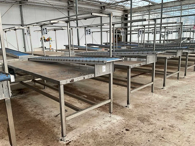 Rvs leestafel (c) (6x) - afbeelding 1 van  11