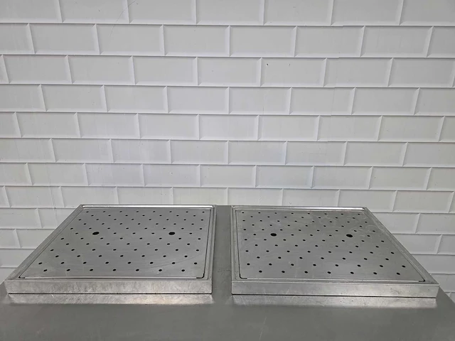 Rvs lekblad (2x) - afbeelding 1 van  5