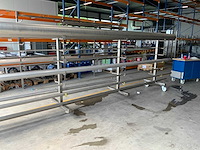 Rvs lengtes op rvs verrijdbare draagarmstelling - afbeelding 7 van  13
