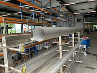 Rvs lengtes op rvs verrijdbare draagarmstelling - afbeelding 10 van  13