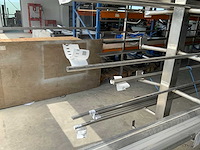 Rvs lengtes op rvs verrijdbare draagarmstelling - afbeelding 11 van  13