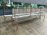 Rvs loopbordes (3x) - afbeelding 2 van  7