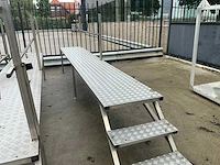 Rvs loopbordes (3x) - afbeelding 7 van  7