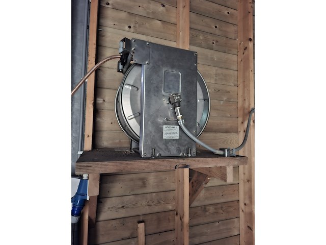 Rvs luchtslang haspel, tmas - afbeelding 1 van  4