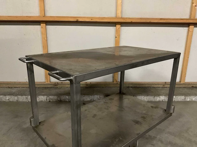 Rvs magazijntrolley - afbeelding 4 van  4