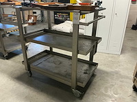 Rvs magazijnwagen (3x) - afbeelding 2 van  5